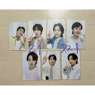 พร้อมส่ง การ์ด BTS 10th Anniversary member photocard จาก lotte cinema