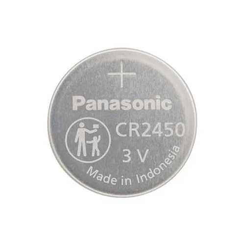 ถ่าน Panasonic CR2450 Lithium 3V แท้100% (ถ่านกระดุมใช้งานดีเยี่ยม) จำหน่ายแบ่งขาย หรือ ยกแผง ( 1แผง มี 5 เม็ด)