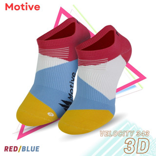 MOTIVE SOCK SPEED PERFORMANCE VELOCITY 343 LINER 3D RED/BLUE SIZE M/L