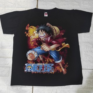 เสื้อยืด Animé one piece ซี่รีเก่า หายากมากๆ งาน Bootleg เม็กซิโก ผลิตน้อย ตัวนี้มือสอง สภาพมือหนึ่งครับ.