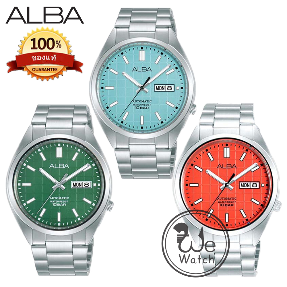 ALBA ACTIVE ของแท้ 100% รุ่น AL4319X AL4321X AL4323X นาฬิกาข้อมือผู้ชาย ออโต้เมติก Gelato Automatic ประกันศูนย์ ALBA