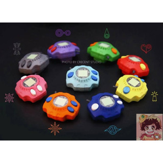 Crescent Studio - Digivice Mini Decorate 1999 complete set (9 pcs/Set) Digimon Adventure ดิจิม่อนแอดเวนเจอร์ ดิจิไวซ์