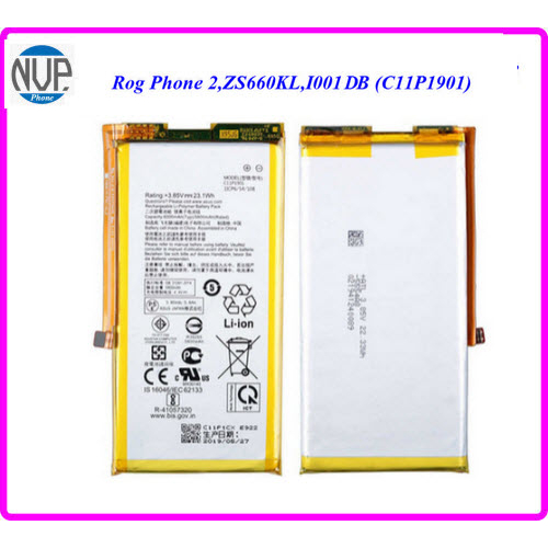 แบตเตอรี่ Asus Rog Phone 2,ZS660KL,I001DB(C11P1901) Or