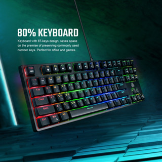 Gaming Keyboard TYPE-K7,Blue Switch - คีย์บอร์ดเกมมิ่ง EGA