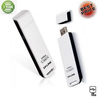 Wireless USB Adapter TP-LINK (TL-WN821N) N300 อุปกรณ์เชื่อมต่อสัญญาณ wireless แบบ USB ประกัน LT.