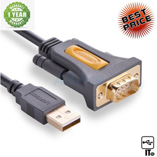 Cable USB TO Serial RS232 (2M) UGREEN 20222 ประกัน 2Y สายเคเบิล