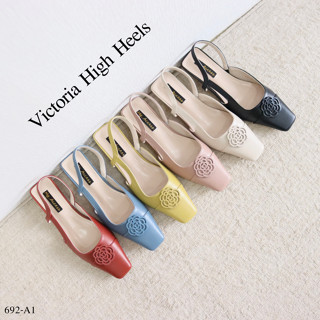 Mgaccess Victoria High Heels Shoes 692-A1 รองเท้ารัดส้น