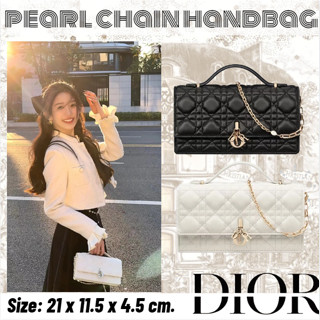 ดิออร์ MISS DIOR กระเป๋าถือขนาดเล็ก/กระเป๋าผู้หญิง/กระเป๋าสะพายข้าง/กระเป๋าสะพายไหล่/กระเป๋าโซ่