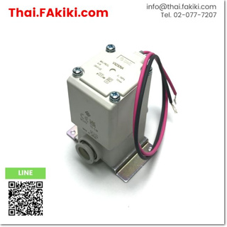 มือสองพร้อมส่ง, (D)Used*, VX230NA 2 port solenoid valve, โซลินอยด์วาล์ว 2 พอร์ต สเปค DC24V, SMC (66-008-070)