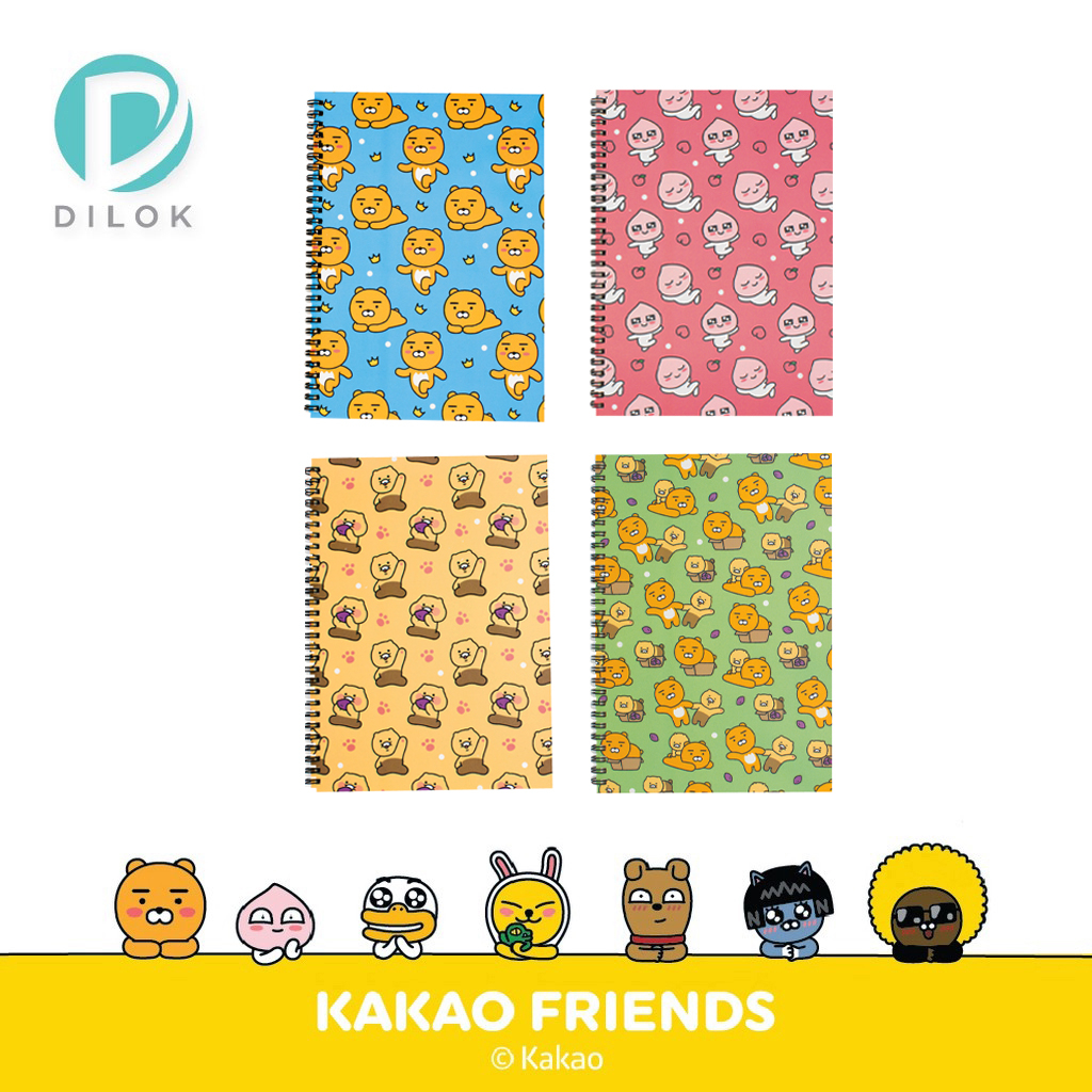 KAKAO FRIENDS สมุดริมลวด B5 #KK1268