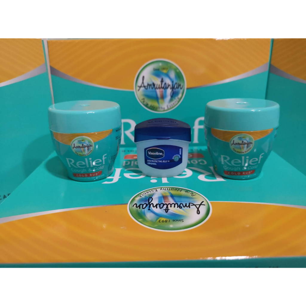( Promotionวิค2แถมวาสลีนเล็ก1 )อัมรุททานจัน Relief Cough&Cold 30g สินค้าล๊อตใหม่ล่าสุดสินค้าพร้อมส่ง