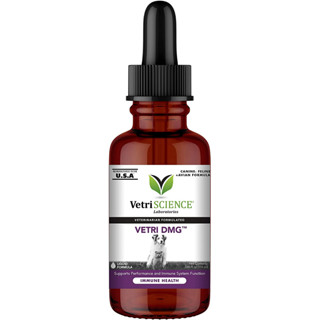 Vetri-DMG 114 ml วิตามินสุนัข-แมว เสริมภูมิต้านทาน บำรุงหัวใจ ระบบประสาท หลอดเลือด ตับ ตา USA