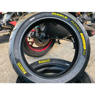 -ยาง pirelli diablo rosso scooter sc สำหรับ Forza300-350 - xmax300