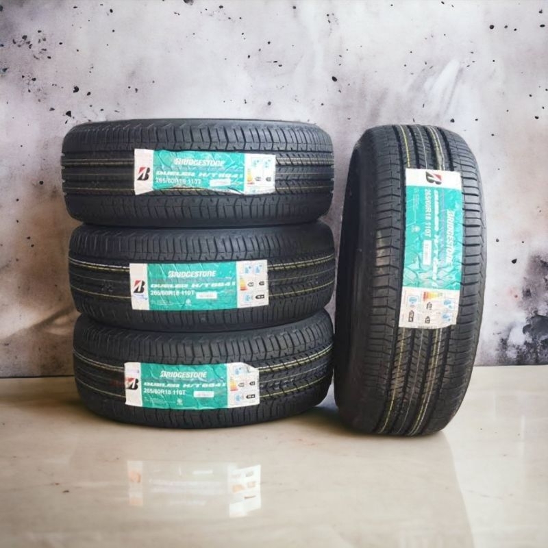 265/60R18ยางbridgestone HT D684 ยางใหม่ปี2025 (ราคารวม4เส้น)
