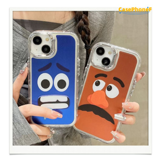 ✨ส่งของขวัญ✨เคส for iPhone 11 14 Pro Max Case for iPhone 12 13 ป้องกันการตก การป้องกัน พื้นผิวกระจก การ์ตูน หวานสวย