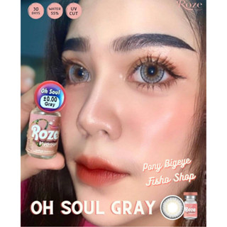 Bigeye Oh Soul gray/brown คอนแทคเลนส์โอ้โซล สีเทา/น้ำตาล(สายตาปกติ)