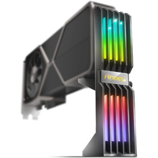 ค้ำการด์จอ ANTEC RGB GPU SUPPORT BRACKET GRAY / BLACK [SUPPORT GRAPHICS CARD &amp; ENRICH CHASSIS]