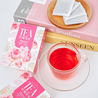 ชา TEA FOR YOU ชาชมพู ตราอารยา[กล่องชมพู]1กล่อง