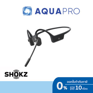 Shokz OpenComm Black BONE CONDUCTION STEREO BLUETOOTH HEADSETประกันศูนย์ไทย By Aquapro