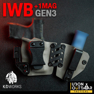 KD works  holster IWB + 1mag GEN3 ซองพกใน+ mag สำหรับรุ่น Sig P365