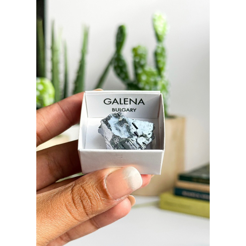 1 PC Random Pick HQ Raw Galena Specimen, Stone of Manifestation & Grounding, Galena, Rough Galena, Galena Crystal - รูปที่ 2