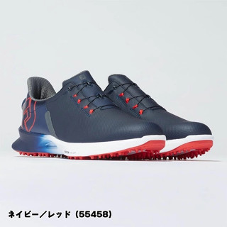 รองเท้ากอล์ฟ ผู้ชาย Footjoy Fuel Sport 55458 Extra Wide BOA Waterproof Navy Red White