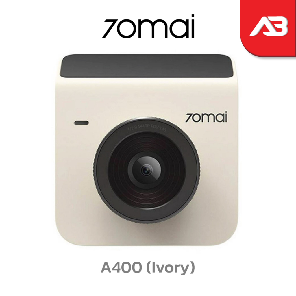 70MAI กล้องติดรถยนต์ Dash Cam 3.6MP (2560×1440) รุ่น A400 (Ivory) (กล้องหน้า)
