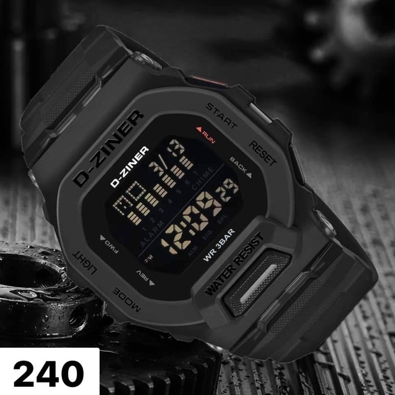 นาฬิกา d-ziner รุ่น 240 ของแท้ 💯% พร้อมกล่อง มีประกัน !!!