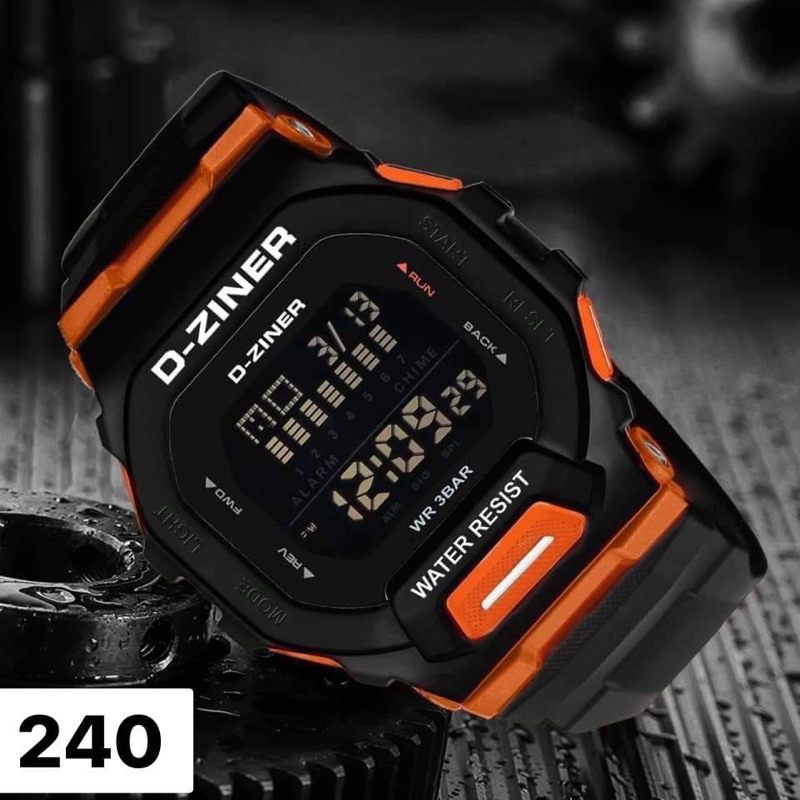 นาฬิกา d-ziner รุ่น 240 ของแท้ 💯% พร้อมกล่อง มีประกัน !!!