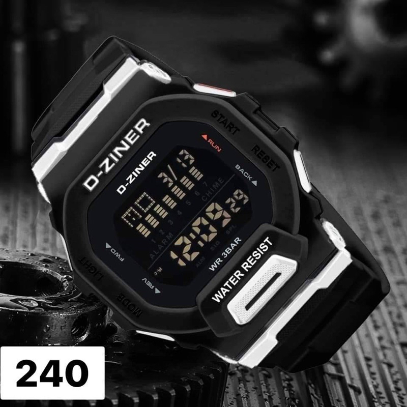 นาฬิกา d-ziner รุ่น 240 ของแท้ 💯% พร้อมกล่อง มีประกัน !!!