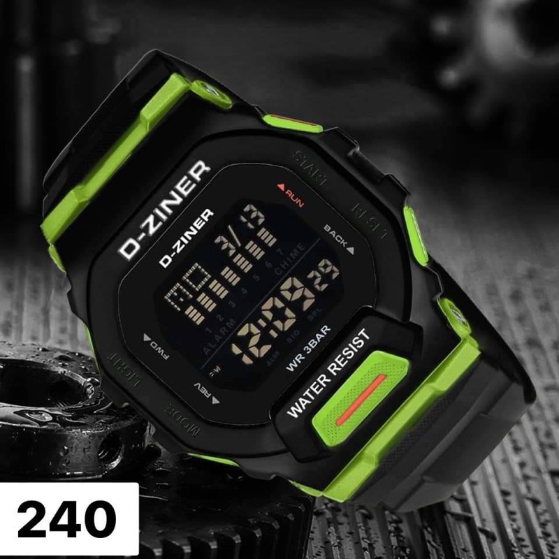 นาฬิกา d-ziner รุ่น 240 ของแท้ 💯% พร้อมกล่อง มีประกัน !!!