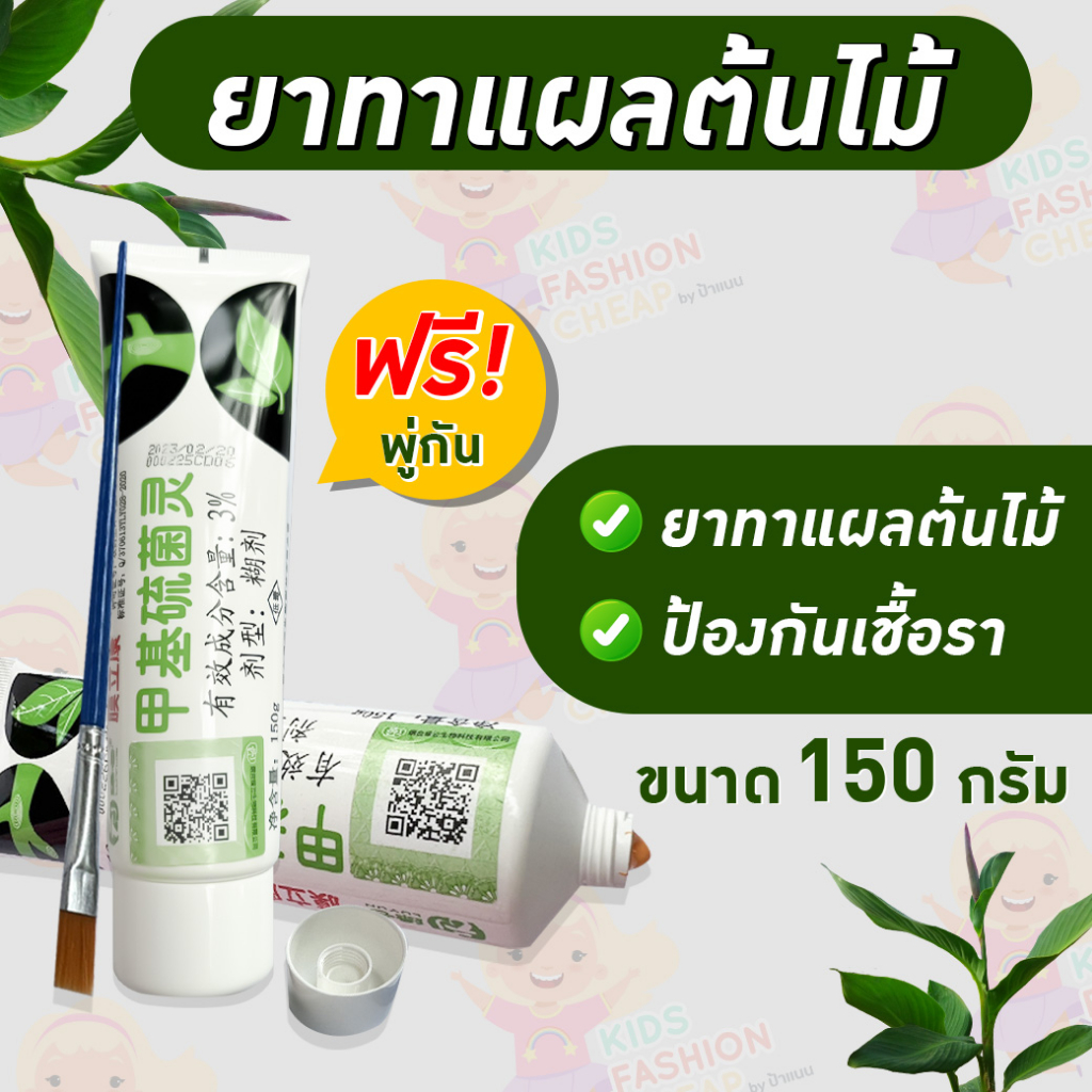 **พร้อมส่ง**ยาทาแผลต้นไม้ ป้องกันเชื้อรา,กิ่งเน่า,กิ่งดำ บอนไซ กุหลาบ แคคตัส ชวนชม บอนสี ไม้ตัดกิ่ง