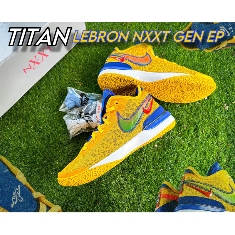 🔥ลดเพิ่ม 10-15% ทักแชทรับโค้ด🔥 TITAN22 x LEBRON NXXT GEN EP "TITAN HOOPS FAIR" DZ2916-700 ของแท้ ป้า