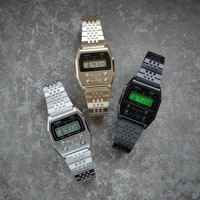 CASIO A1100B-1 A1100D-1 A1100G-5 ของแท้ประกันศูนย์ 1 ปี
