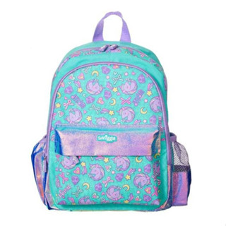 🎒Smiggle Backpacks Nursery bag กระเป๋าเป้ 🎒สมิกเกอร์ ขนาด 14-15 นิ้ว ลาย NAME ยูนิคอน เขียวมิ้น พร้อมส่งในไทย 🛻