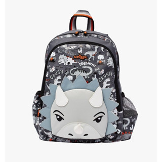 🎒Smiggle Backpacks Nursery bag กระเป๋าเป้ 🎒สมิกเกอร์ ขนาด 14-15 นิ้ว ลาย Dino เทา 3D พร้อมส่งในไทย 🛻