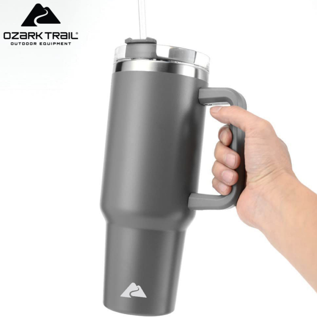 🔥ดีลดีสุด🔥 OZARK TRAIL 40oz tumbler handle กระบอกน้ำเก็บความเย็น รุ่นหูจับ กระติกน้ำ แก้วน้ำ แก้วเก็