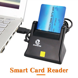 Zoweetek เครื่องอ่านบัตรประชาชน บัตรสมาร์ทการ์ด สเปค SIM Smart Card reader USB 2.0