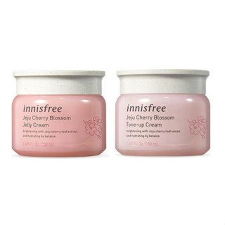 Innisfree Jeju Cherry Blossom Tone Up Cream Tube Type 20, 50ml / Jelly Cream 50ml / Skin 200ml / Skin-Fit Tone-Up Cream