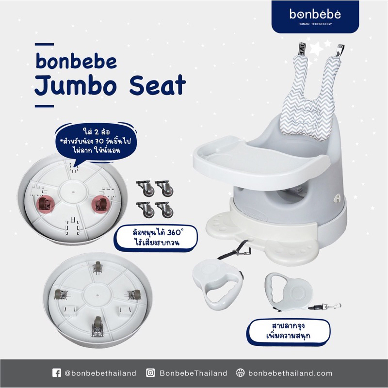 Bonbebe Jumbo Seat สินค้ามือสองสภาพดี
