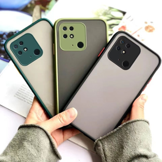 พร้อมส่ง Case POCO C40  เคสกันกระแทก ปุ่มสีผิวด้าน ขอบนิ่มหลังแข็ง Poco C40 [ ส่งจากไทย ]