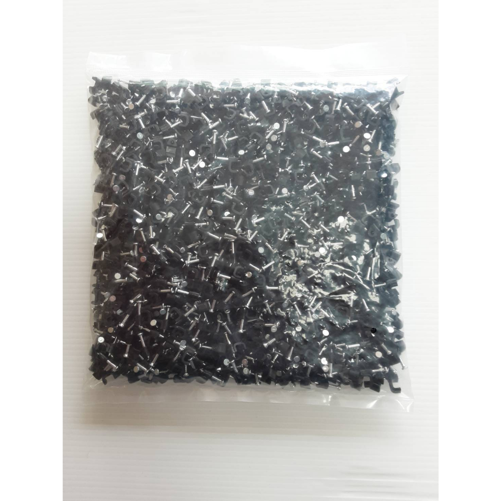 กิ๊บตอกสายไฟเบอร์ออฟติก(CABLE CLIP) Flat Type 1-2Core บรรจุ 1,000ตัว/ถุง สีขาว,ดำ ราคา ถูกที่สุด ดีลบีเคเค แกลเลอรีภาพที่ 3