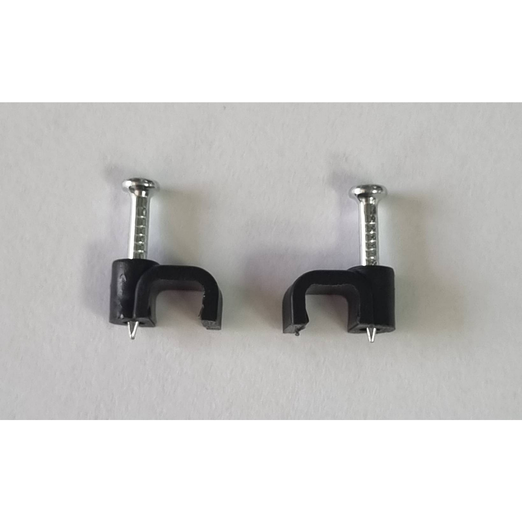 กิ๊บตอกสายไฟเบอร์ออฟติก(CABLE CLIP) Flat Type 1-2Core บรรจุ 1,000ตัว/ถุง สีขาว,ดำ ราคา ถูกที่สุด ดีลบีเคเค แกลเลอรีภาพที่ 5