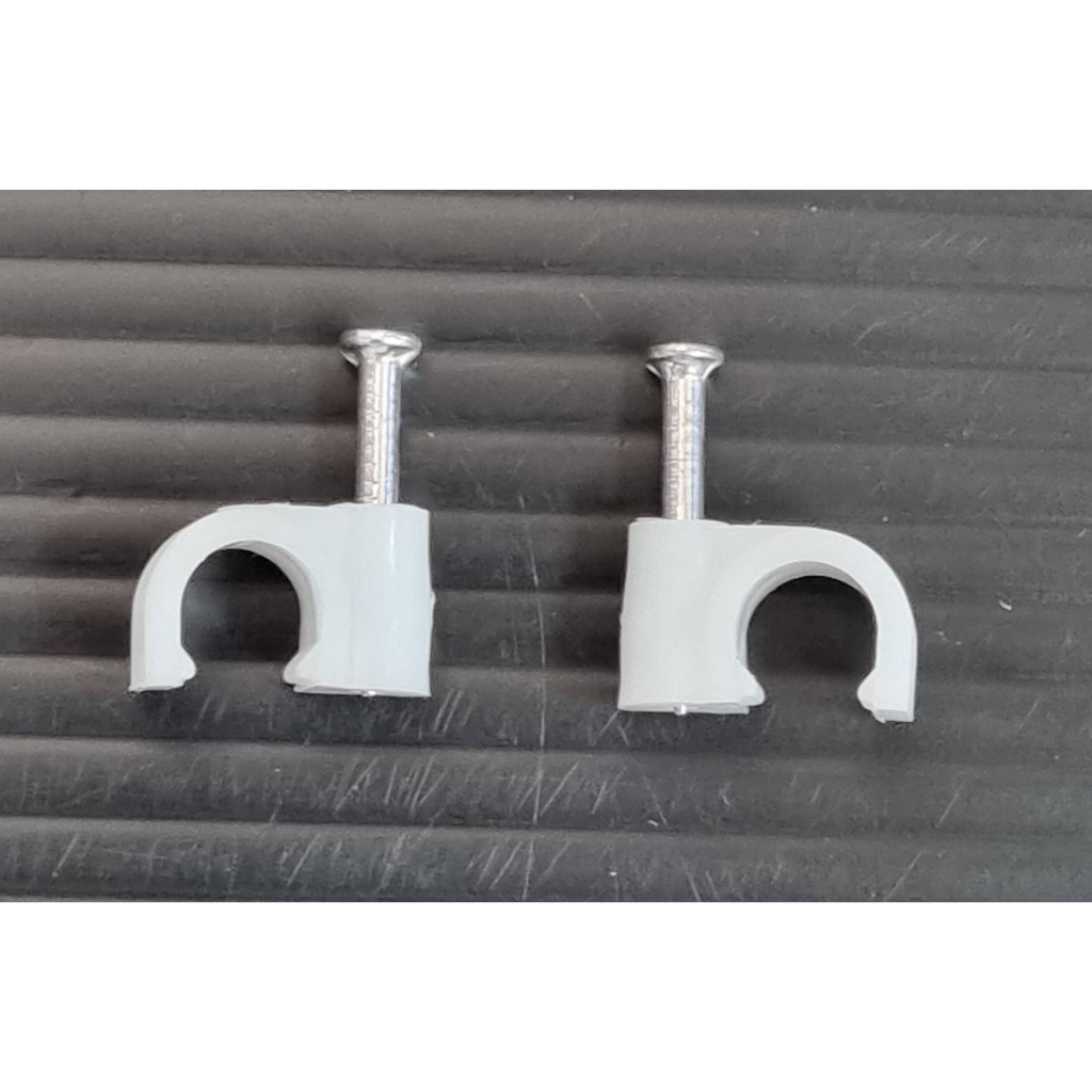 กิ๊บตอกสายไฟเบอร์ออฟติก(CABLE CLIP) Flat Type 1-2Core บรรจุ 1,000ตัว/ถุง สีขาว,ดำ ราคา ถูกที่สุด ดีลบีเคเค แกลเลอรีภาพที่ 9