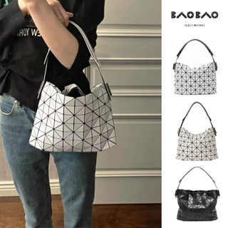 กระเป๋า Janpa ของแท้ใหม่ BAOBAO Baguette Glossy Small issey Miyake/กระเป๋าสะพายไหล่/กระเป๋าโท้ท