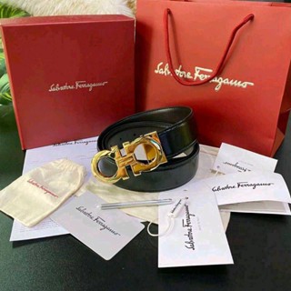 เข็มขัด SALVATORE FERRAGAMO SF BELT แท้💯 ใส่ได้ทั้ง 2ด้าน พร้อมส่งฟรี