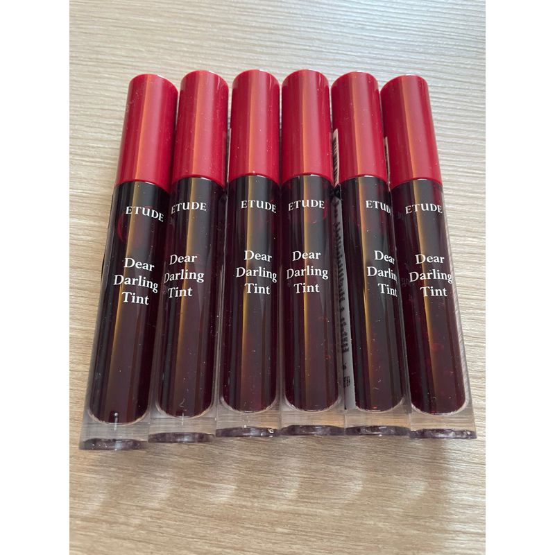 ETUDE Dear Darling Water Gel Tint สีแดง RD301 อีทูดี้ ทินท์ ติดทน สีสดใส Made in Korea หลายสูตรตามตัวเลือก ❤️❤️ ราคา ถูกที่สุด ดีลบีเคเค แกลเลอรีภาพที่ 5