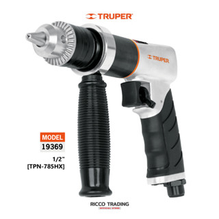 TRUPER สว่านลม ปรับซ้าย-ขวาได้ (Model 19369 1/2" [TPN-785HX]), (Model 19368 3/8" [TPN-788RX])