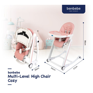 bonbebe High Chair รุ่น Cozy สีชมพู