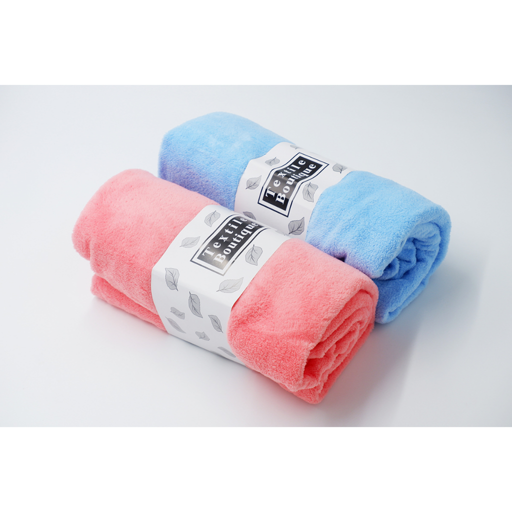 [ขายส่ง]ผ้าเช็ดตัวขนเป็ดสีพื้น รุ่นพิเศษหนานุ่ม 1 โหล